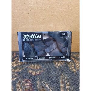 Wellies Fleece Lined Dog Boots- Size L